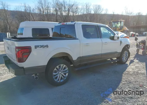 2025 Ford F-150 King Ranch z USA, uszkodzony, nr VIN 1FTFW6LD4SFC01619